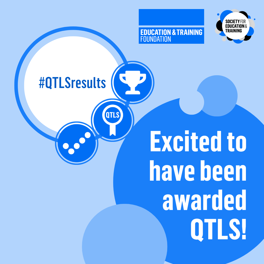Excited to have been awarded QTLS